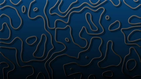 Abstract background with Turbulent wave lines background. Stock Footage 283090338