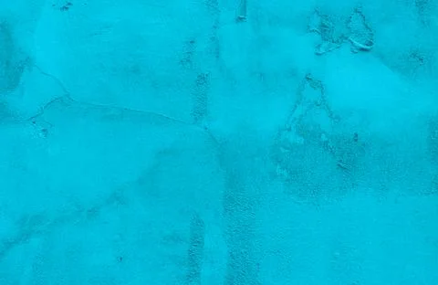 Abstract background of turquoise colored plaster. Stock Photos