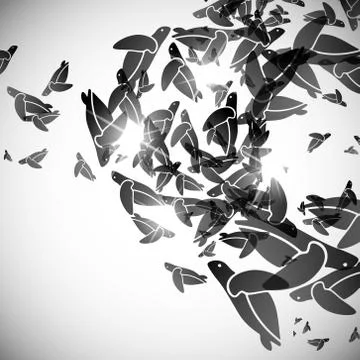 Abstract background: turtle 스톡 일러스트