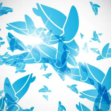 Abstract background: turtle Stock Illustration
