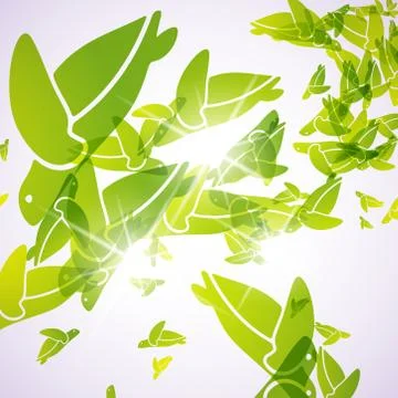 Abstract background: turtle Stock Illustration