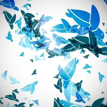 Abstract background: turtle Stock Illustration