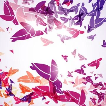 Abstract background: turtle Stock Illustration
