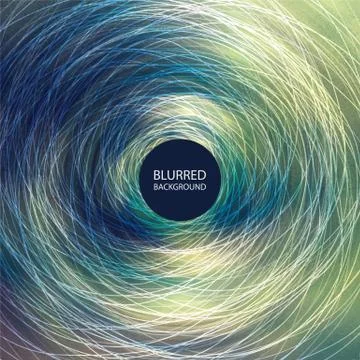 Abstract Background - Twisted Circular Lines Stock Illustration