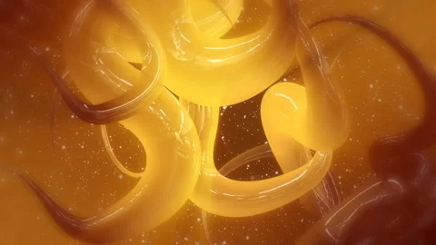 Abstract background of twisted shapes 3d lines Stock-Footage 89241861