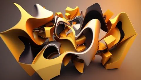 Abstract background. UI and UX designed. isolated on black background. Genera Stock Illustration