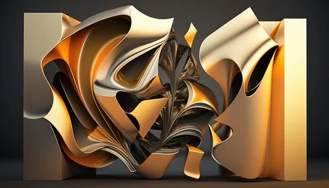 Abstract background. UI and UX designed. isolated on black background. Genera Stock Illustration