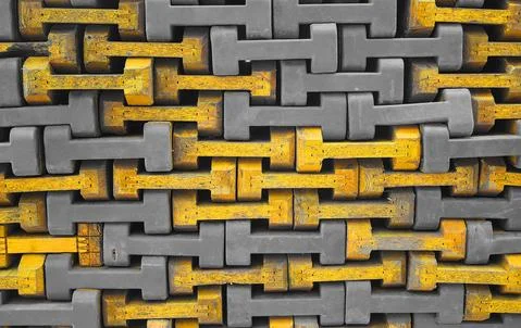 Abstract background. Ultimate gray and illuminating yellow are colors of the  Stock Photos