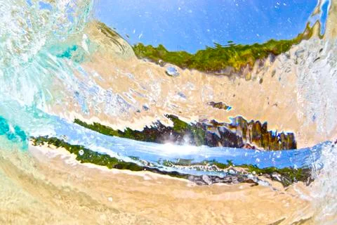 Abstract Background underwater Stock Photos