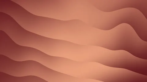 Abstract background with undulating lines in shades of brown gradient Stock Footage 285145281