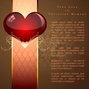 Abstract background of Valentine's day. Stock Illustration