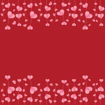 Abstract background Valentines Day Stock Illustration