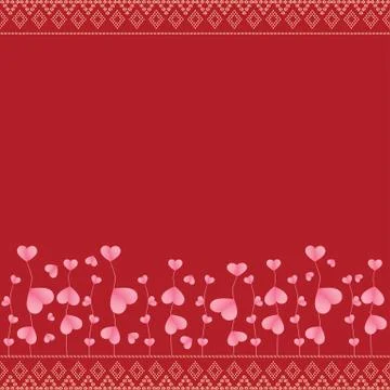 Abstract background Valentines Day. Stock Illustration