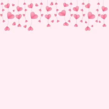 Abstract background Valentines Day. Illustrazione stock