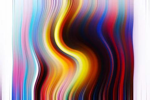 Abstract background with varied colored lines Stock Illustration