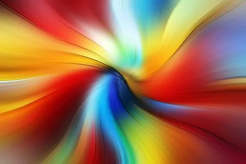 Abstract background with varied colored lines Stock Illustration