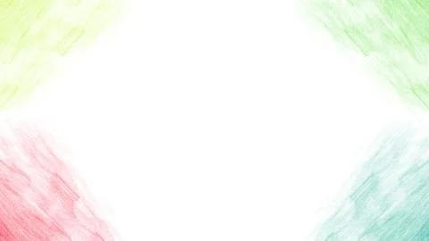 Abstract background with various colored pencil lines. Stock Illustration