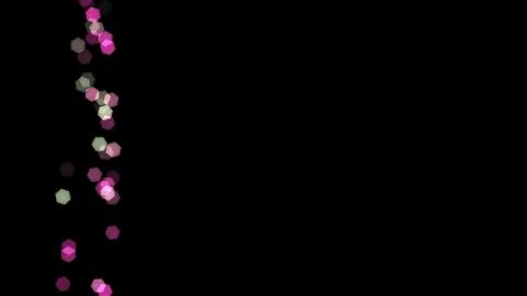 Abstract background with various multicolored hexagons. Big and small. Stock Illustration