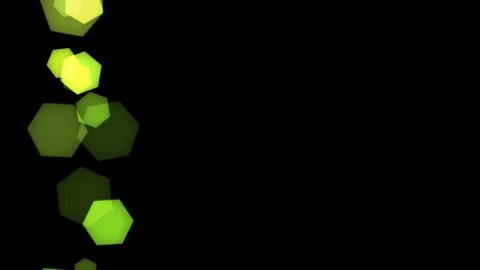 Abstract background with various multicolored hexagons. Big and small. Stock Illustration