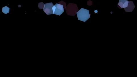 Abstract background with various multicolored hexagons. Big and small. Stock Illustration