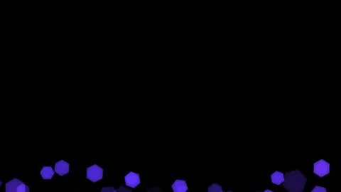 Abstract background with various multicolored hexagons. Big and small. Stock Illustration