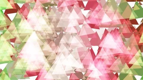 Abstract background with various multicolored triangles. Big and small. Stock Illustration