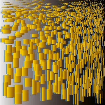 Abstract background vector with gold and silver geometric elements イラスト素材