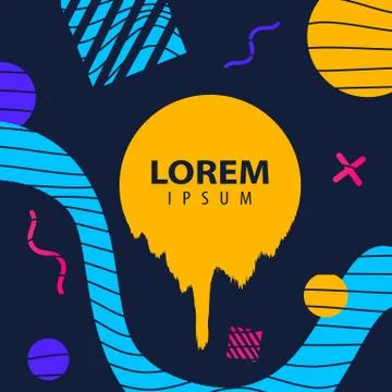 Abstract  background vector graphic for cover, banner or labelr Stock Illustration