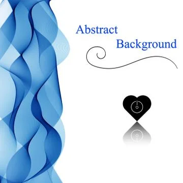 Abstract Background. Vector Illustration. Vertical wave Stock Illustration