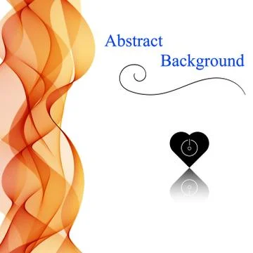 Abstract Background. Vector Illustration. Vertical wave Stock Illustration