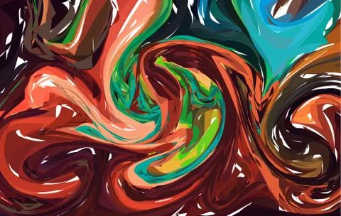 Abstract background, vector marble texture imitation. Marbleized pattern vect Stock Illustration