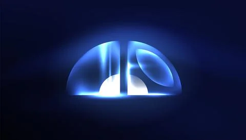 Abstract background vector neon glowing geometric elements. Hi-tech design for イラスト素材