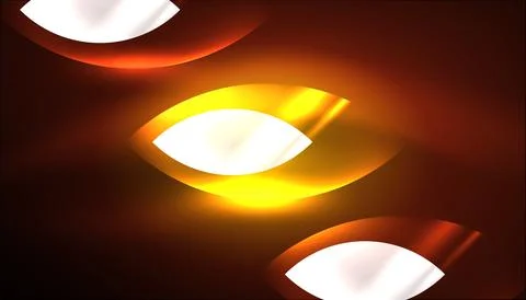 Abstract background vector neon glowing geometric elements. Hi-tech design for Illustrazione stock