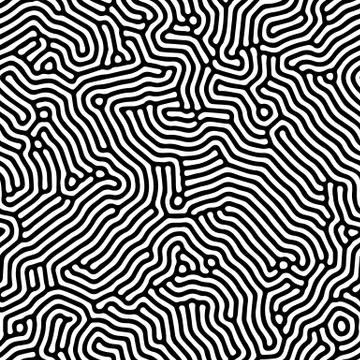 Abstract background of vector organic irregular lines pattern Stock Illustration