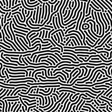 Abstract background of vector organic irregular lines maze pattern 스톡 일러스트