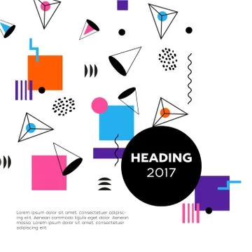 Abstract Background - vector template illustration Stock Illustration