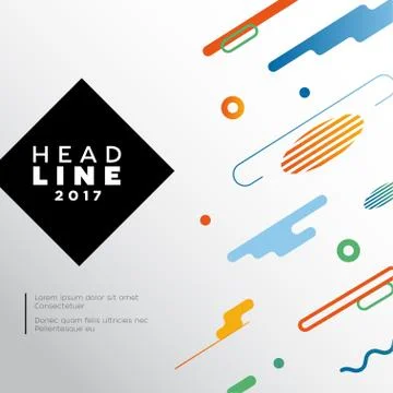 Abstract Background - vector template illustration Stock Illustration