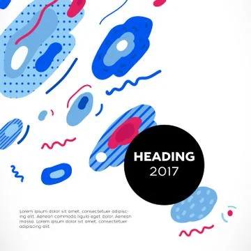 Abstract Background - vector template illustration Stock Illustration