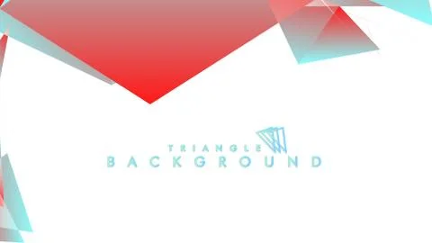Abstract background vector triangle pattern with red and blue gradient colors 스톡 일러스트