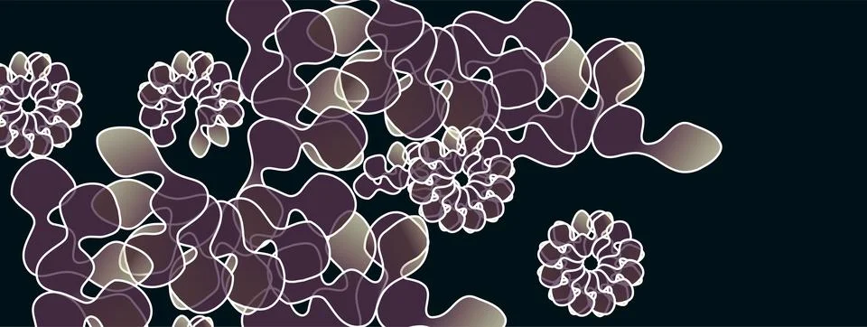 Abstract background vector. wavy background, vector illustration Stock Illustration