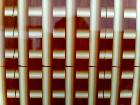 Abstract Background of Vertical and Horizontal Gold Bars Stock Photos
