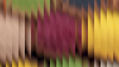 Abstract background of vertical gradient color bars, glass effect animation Video stock 332587947