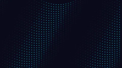 Abstract background of vertical light dot patterns on a dark blue surface Stock Footage 335146088