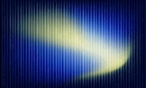 Abstract background with vertical lines and glowing yellow to blue wave textu 스톡 일러스트
