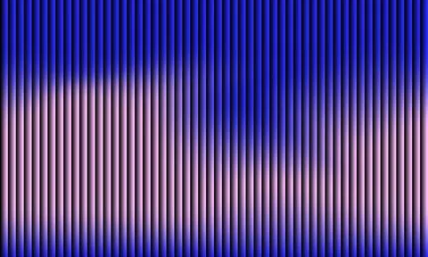 Abstract background with vertical lines and soft pink to blue glowing wave .. 库存插图