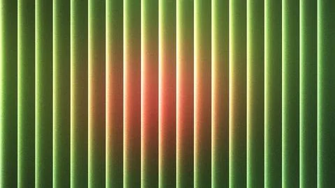 Abstract background with vertical lines and a glowing red and yellow center Stock Illustration