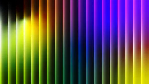 Abstract background with vertical lines in rainbow colors, vibrant and glowin Stock Illustration