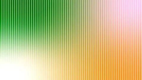 Abstract background with vertical lines transitioning from green to orange 库存插图