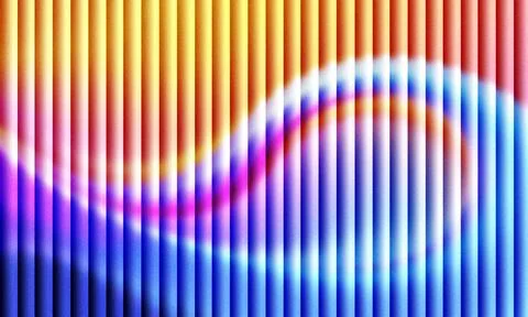 Abstract background with vertical lines, vibrant color gradient, soft blur and Stock Illustration