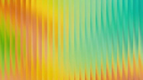 Abstract Background with Vertical Stripes in Teal, Yellow, and Orange Hues Stock Footage 317688284